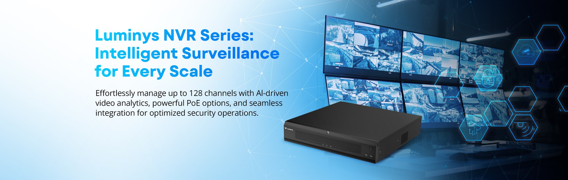 View of Network Video Recorders | Secure Recording Solutions | Luminys