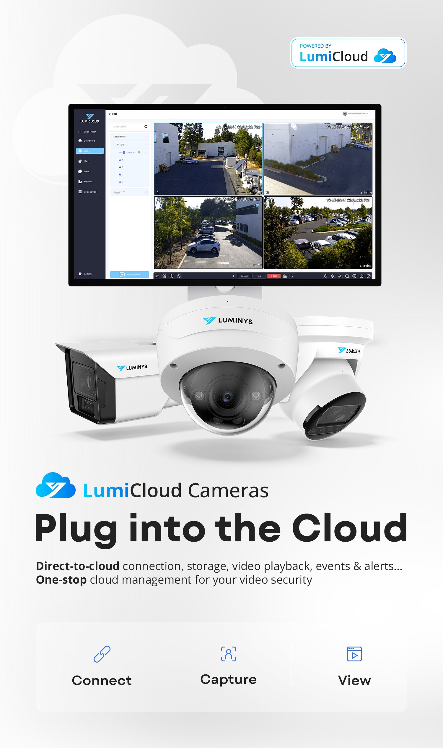 LumiCloud Camera Banner