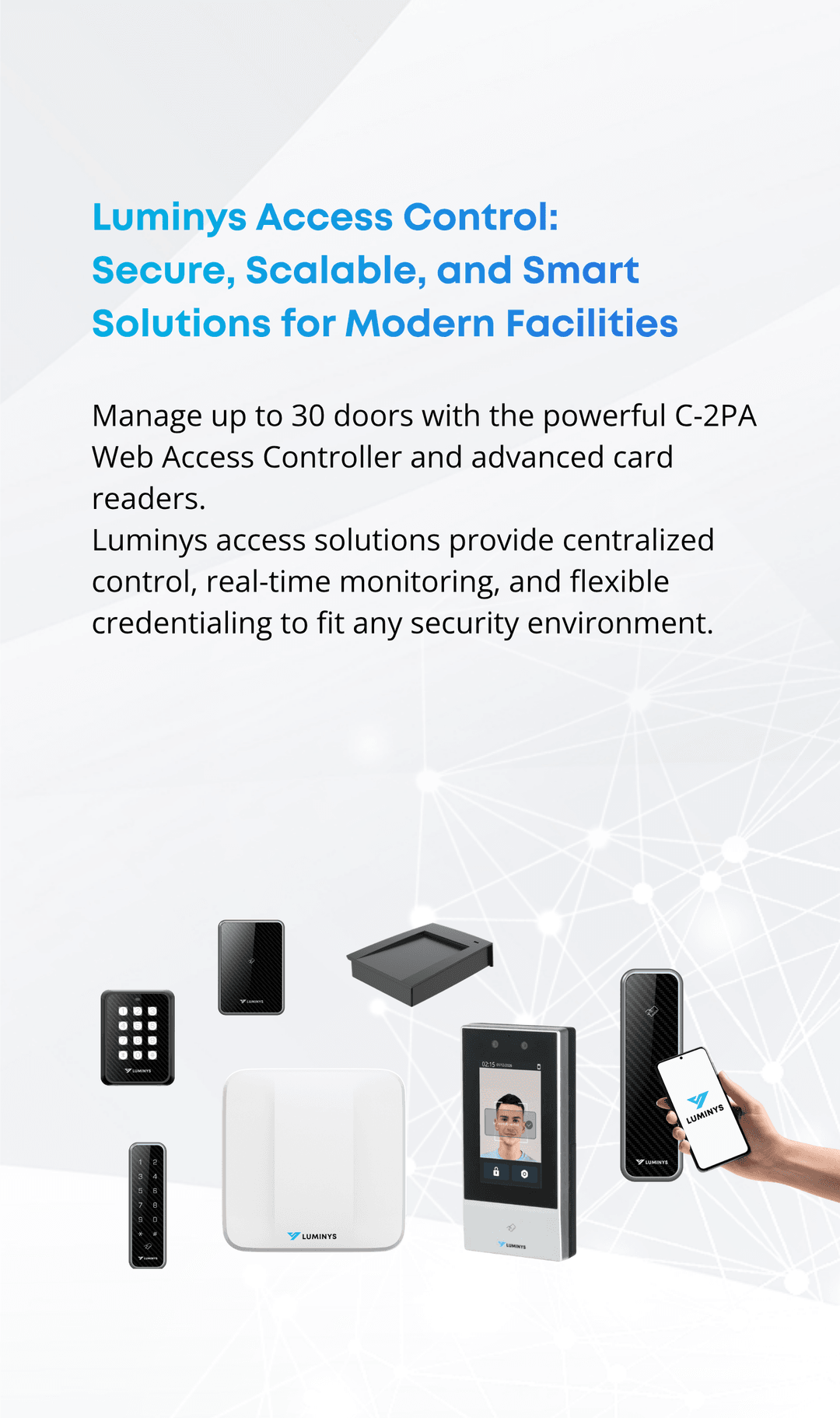 Solus Access Control Unit Access Control Solutions | Luminys Smart Security Systems