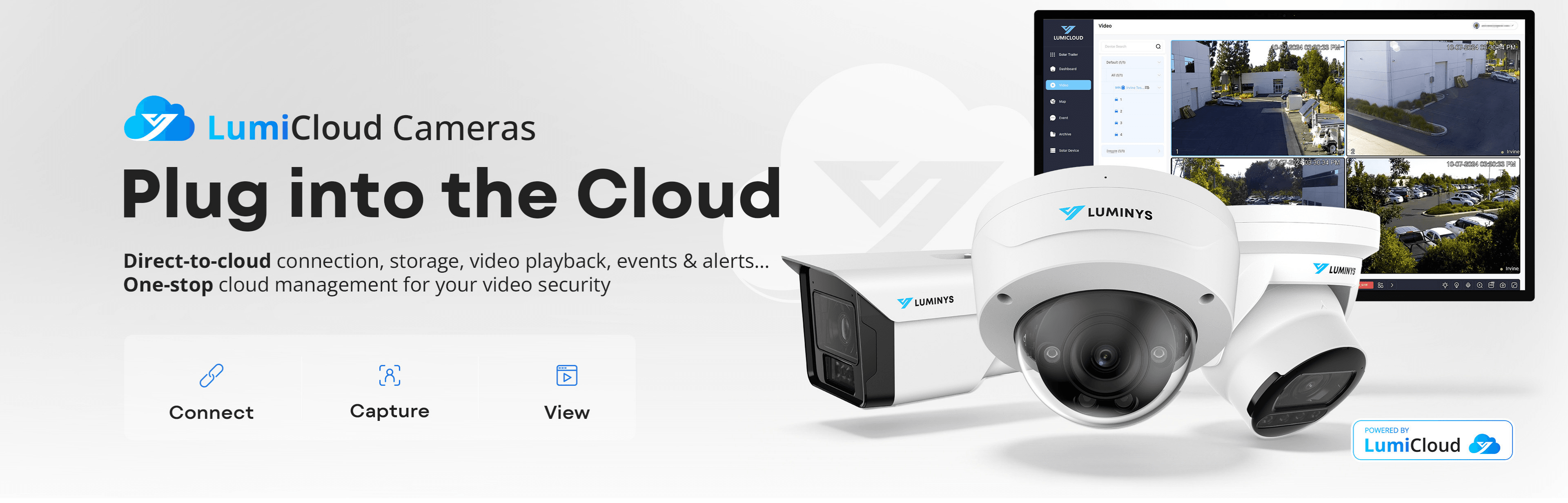 LumiCloud Camera Banner
